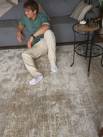 Турецкий прямой ковер diva pv91a